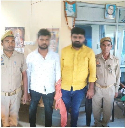 थाना बड़ागांव पुलिस ने, ट्रक चालक को बंधक बनाकर रूपये की मांग करने वाले अभियुक्तगण को किया गिरफ्तार