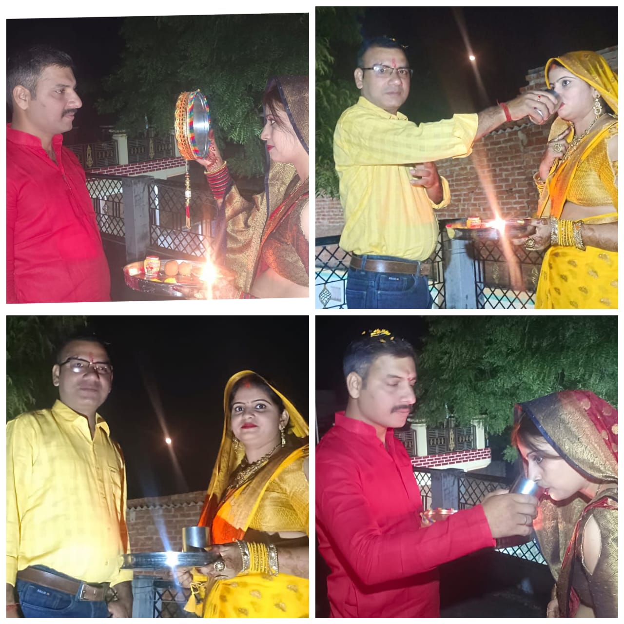 सुहागिनों का करवा चौथ, अखंड सौभाग्य की कामना के लिए बाजार से लेकर ग्रामीणो तक दिखा