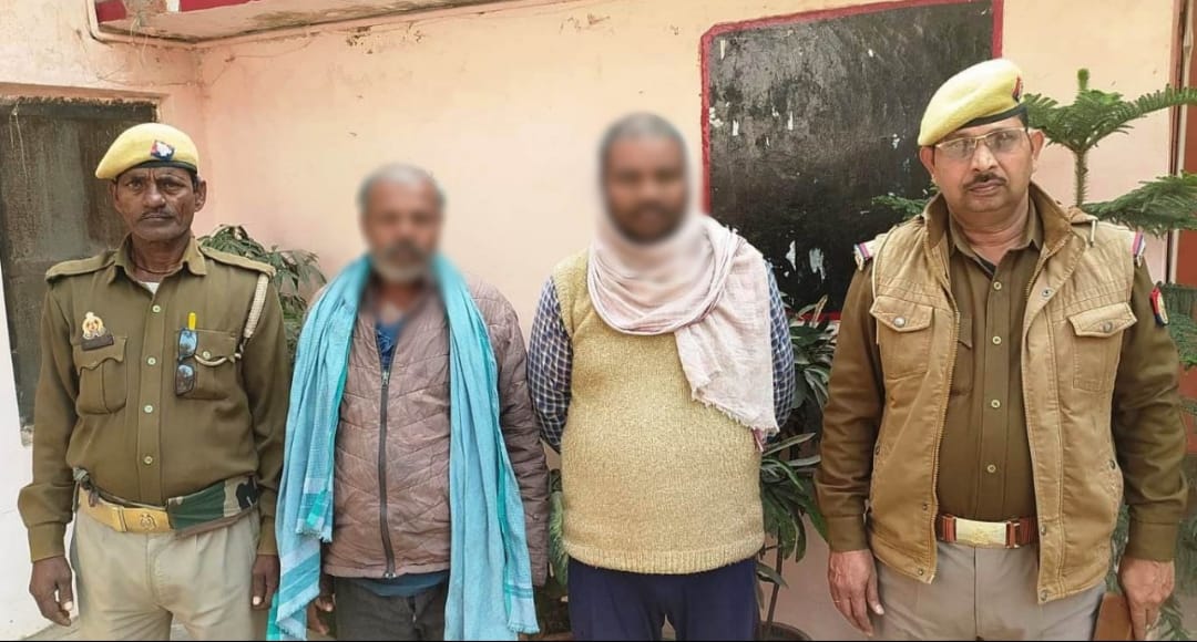चौबेपुर पुलिस नें दो वारंटियों को किया गिरफ्तार