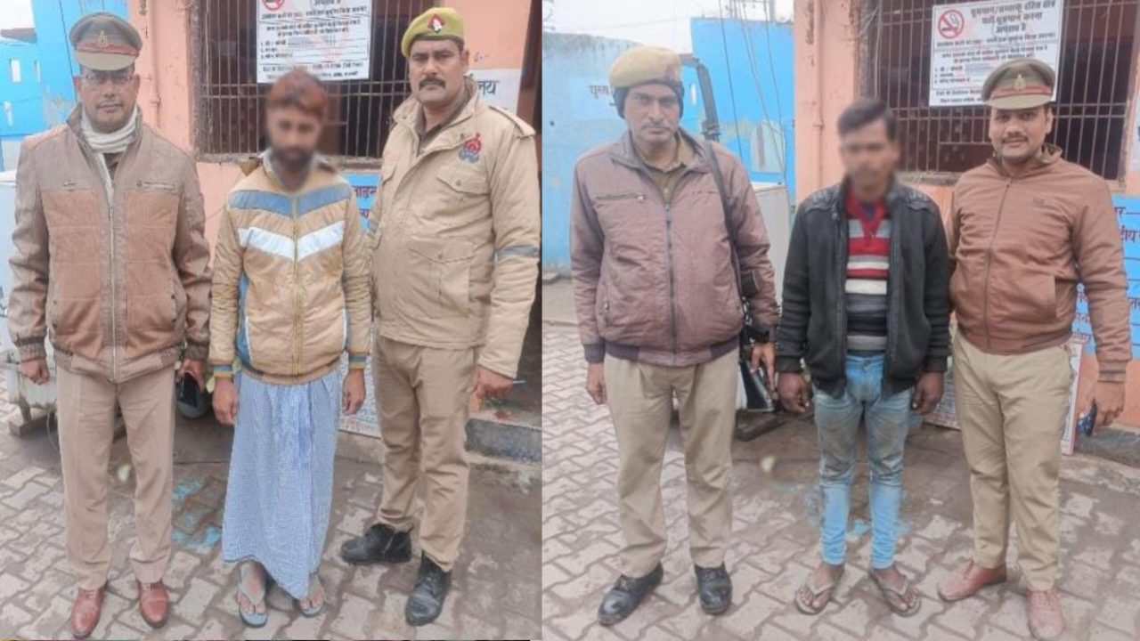थाना लोहता पुलिस टीम द्वारा 02 वारंटी गिरफ्तार