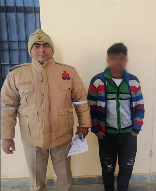 सिंधौरा पुलिस नें लूट के मुकदमे वांछित अभियुक्त अब्दुल कलाम को किया गिरफ्तार