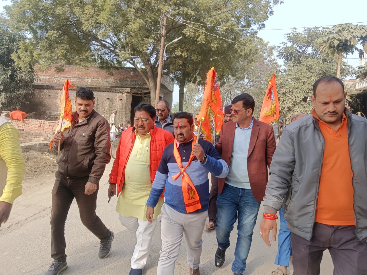 श्रीराम ध्वज यात्रा का आयोजन