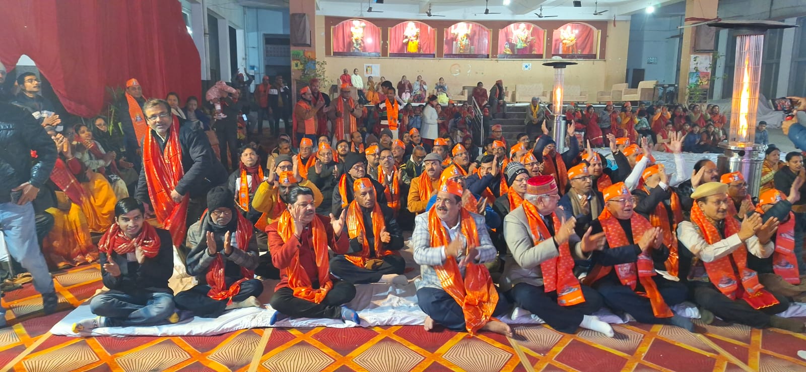 श्री रामलला के प्राण प्रतिष्ठाउत्सव में झूमा काशी अग्रवाल समाज