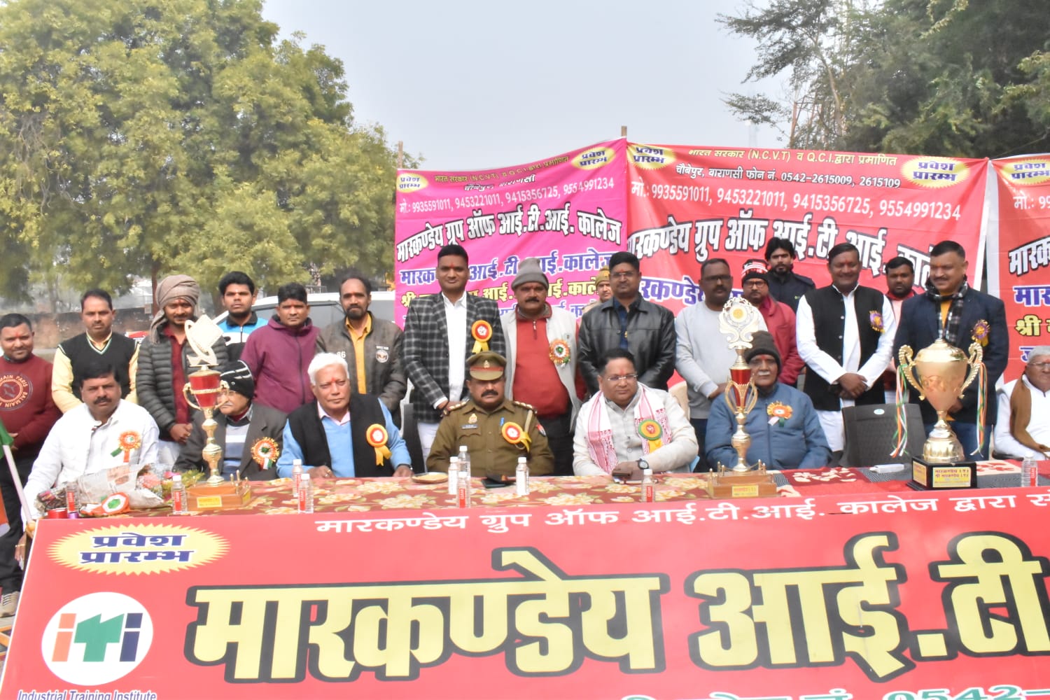 आठ दिवसीय अंतर्विद्यालयी खेलकूद प्रतियोगिता का शुभारंभ।