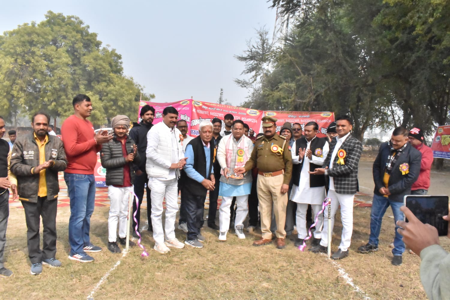 आठ दिवसीय अंतर्विद्यालयी खेलकूद प्रतियोगिता का शुभारंभ।