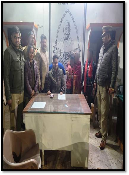 नाराज होकर घर से भागे बालक को सिगरा पुलिस द्वारा एक घंण्टे के भीतर बरामद कर कुशलता पूर्वक परिवारजनों को सुपुर्द किया