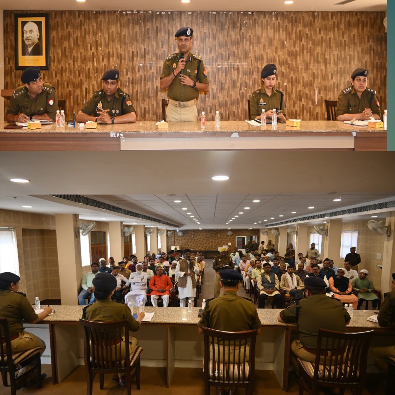 अपर पुलिस आयुक्त, कानून एवं व्यवस्था कमिश्नरट वाराणसी की अध्यक्षता में पुलिस उपायुक्त काशी-जोन, द्वारा आगामी त्यौहार होलिका दहन, होली तथा ईद-उल-फितर को सकुशल सम्पन्न कराये जाने हेतु सम्भ्रांत व्यक्तियों संग पीस कमेटी की मीटिंग आहत की गयी