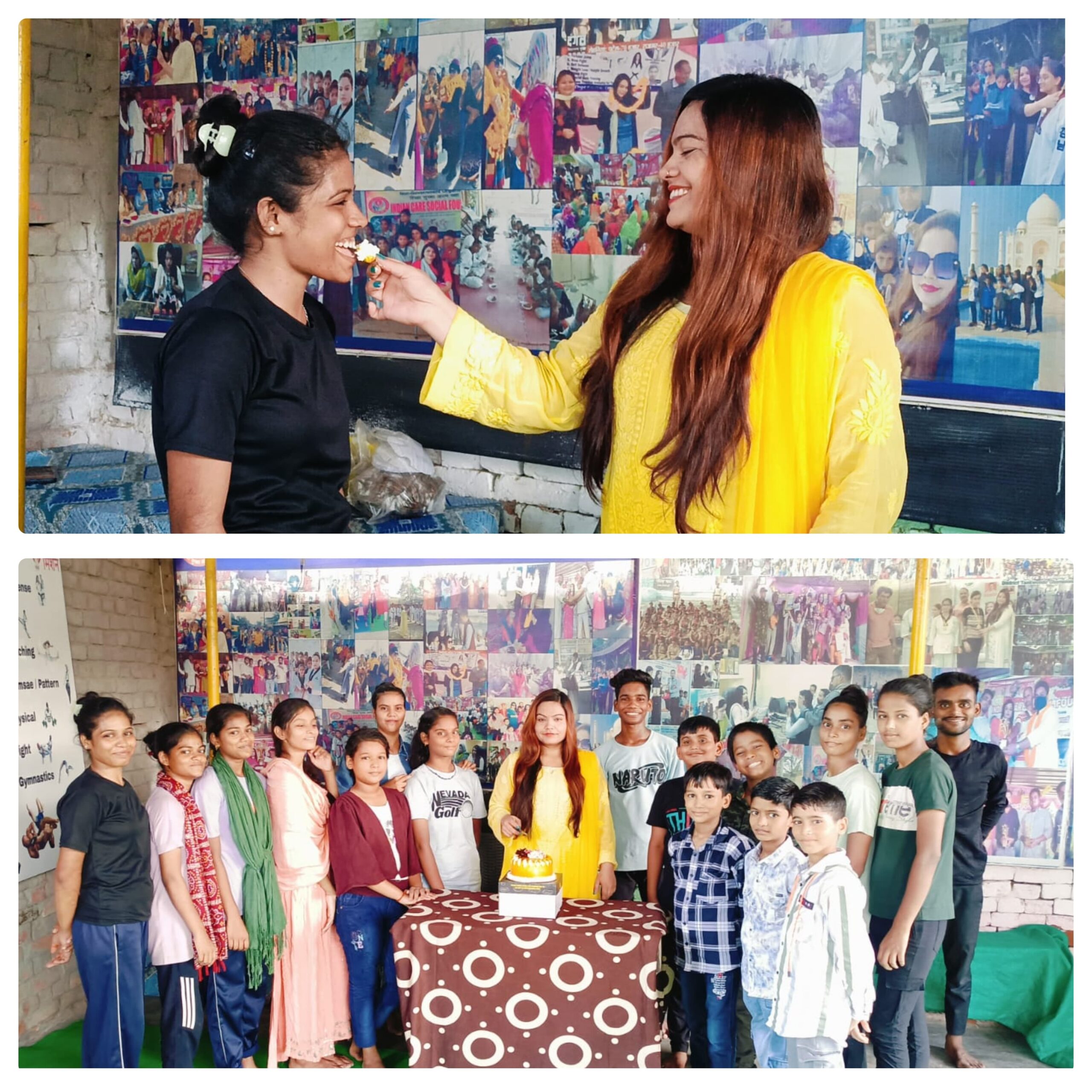 समाजसेवी शबा खान ने इंडियन केयर सोशल फाऊंडेशन संस्था के बच्चों एवं स्लम एरिया के बच्चों के साथ केक काटकर मनाया अपना जन्मदिन