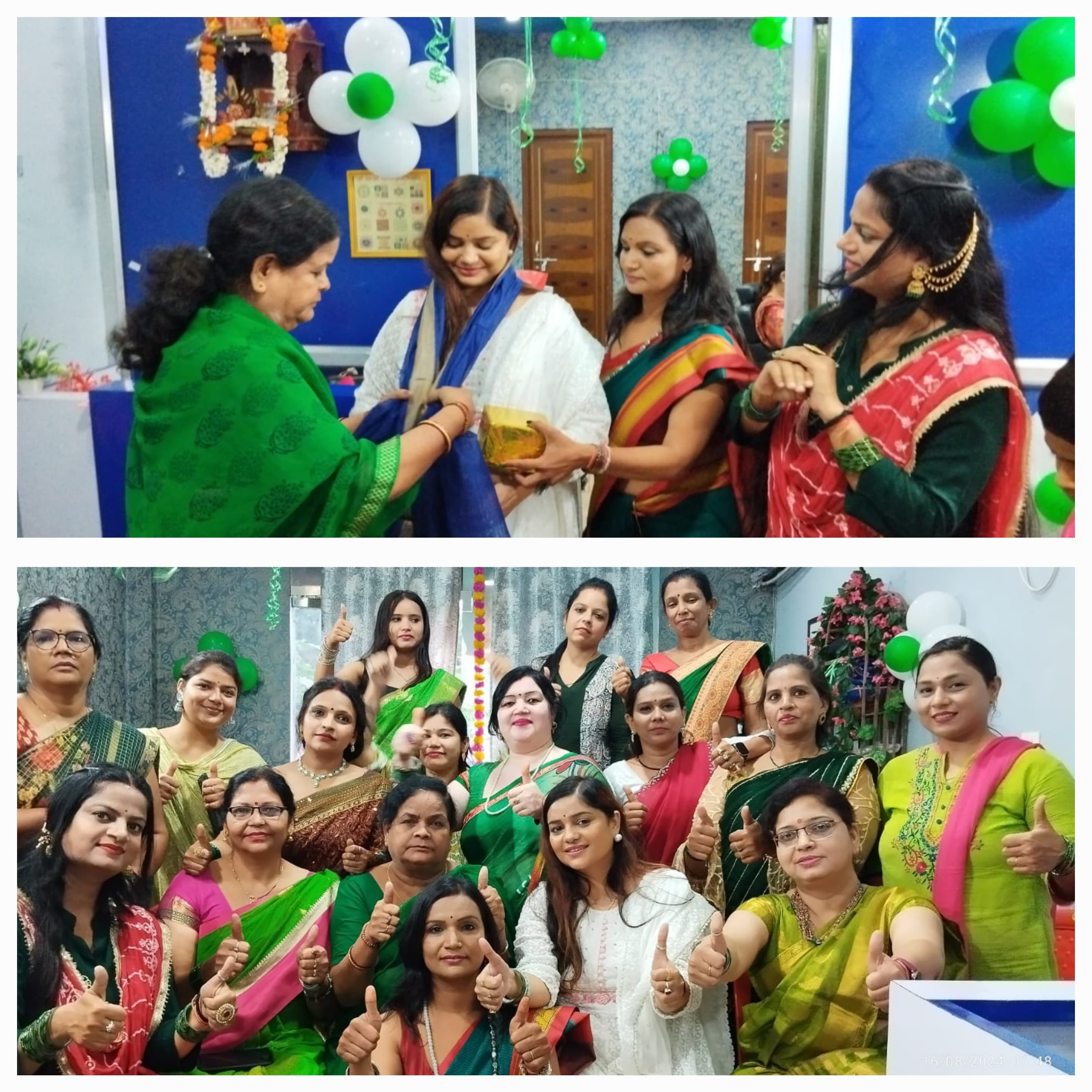 डॉल्स सैलून में आयोजित हुआ सावन महोत्सव 