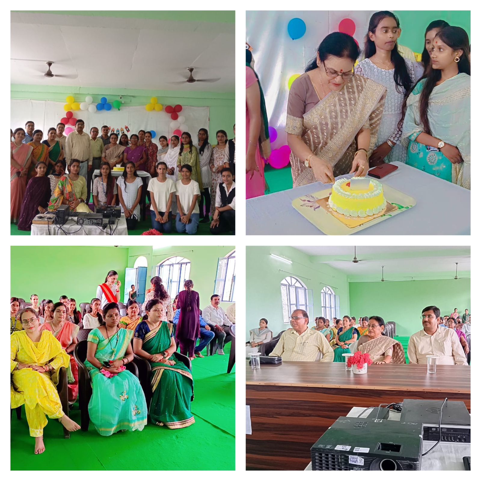 आचार्य सीताराम चतुर्वेदी महिला महाविद्यालय में हर्षोल्लास के साथ मनाया गया शिक्षक दिवस