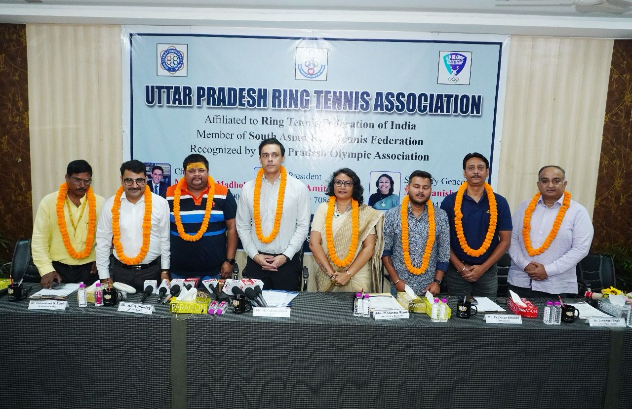 उत्तर प्रदेश रिंग टेनिस एसोसिएसन के तत्वाधान में आयोजित हुआ प्रेसवार्ता