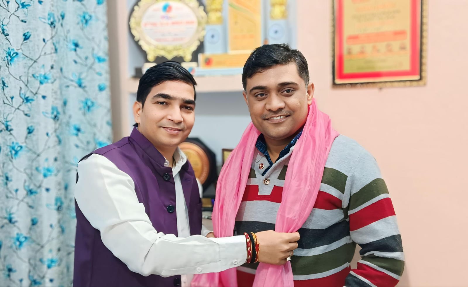 विप्र महा फाउंडेशन भारत के राष्ट्रीय अध्यक्ष काशी आगमन पर भव्य स्वागत किया गया