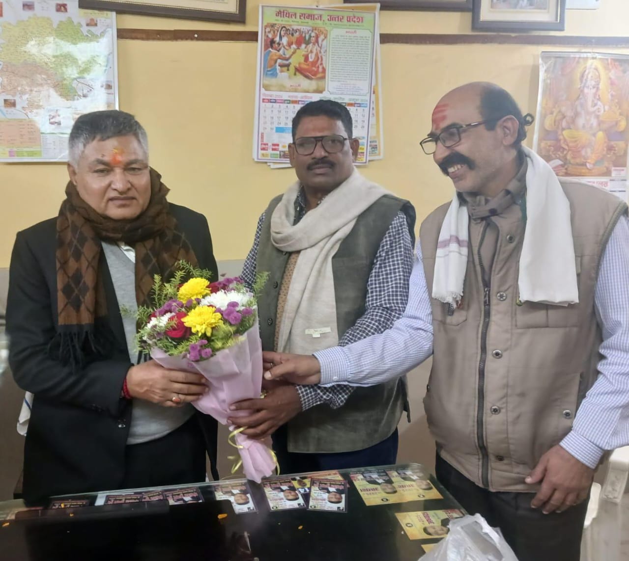 सेंट्रल बार के नवनिर्वाचित अध्यक्ष को दी गई जीत की बधाई-विजय शंकर चौबे