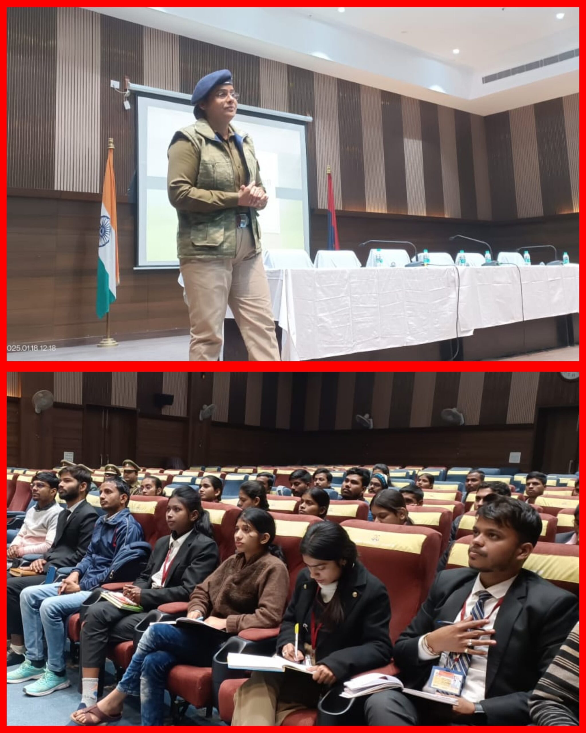 एडीसीपी महिला अपराध ममता रानी ने महिलाओं के विरुद्ध होने वाले अपराध तथा उनसे जुड़े कानूनों के बारे में दी जानकारी