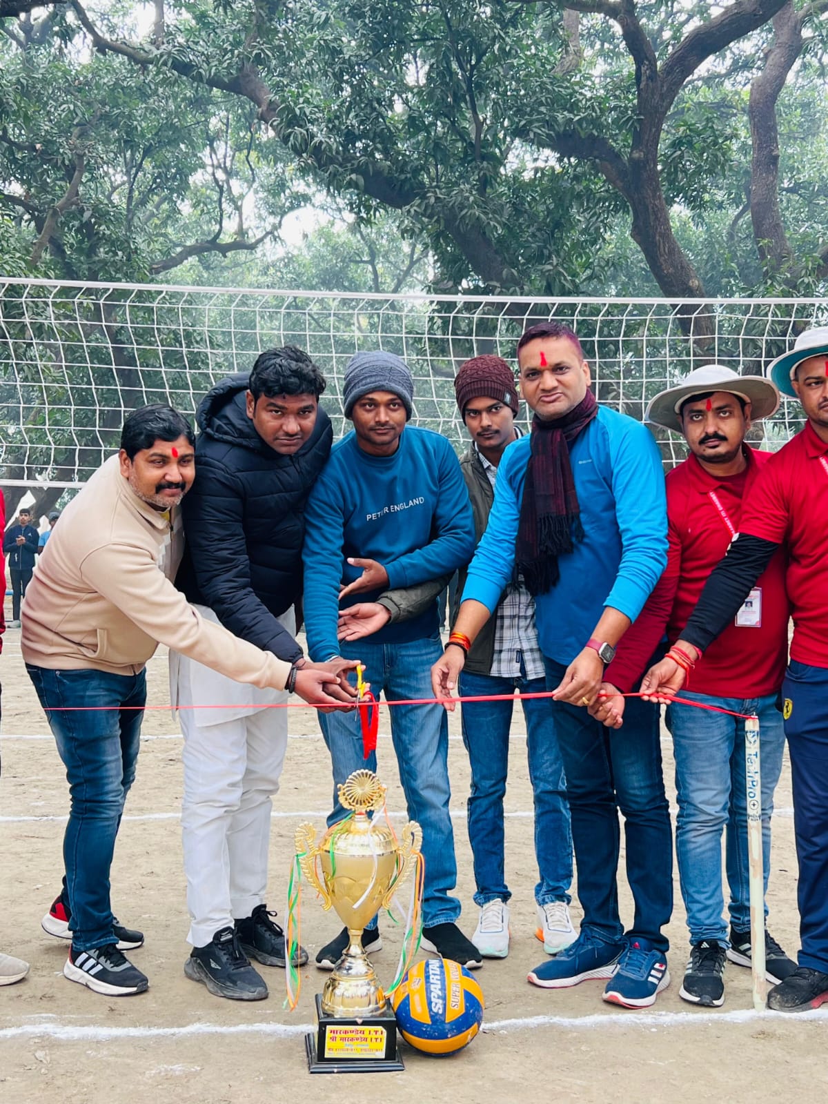 बॉलीवॉल प्रतियोगिता में इलेक्ट्रीशियन द्वितीय वर्ष विजेता घोषित
