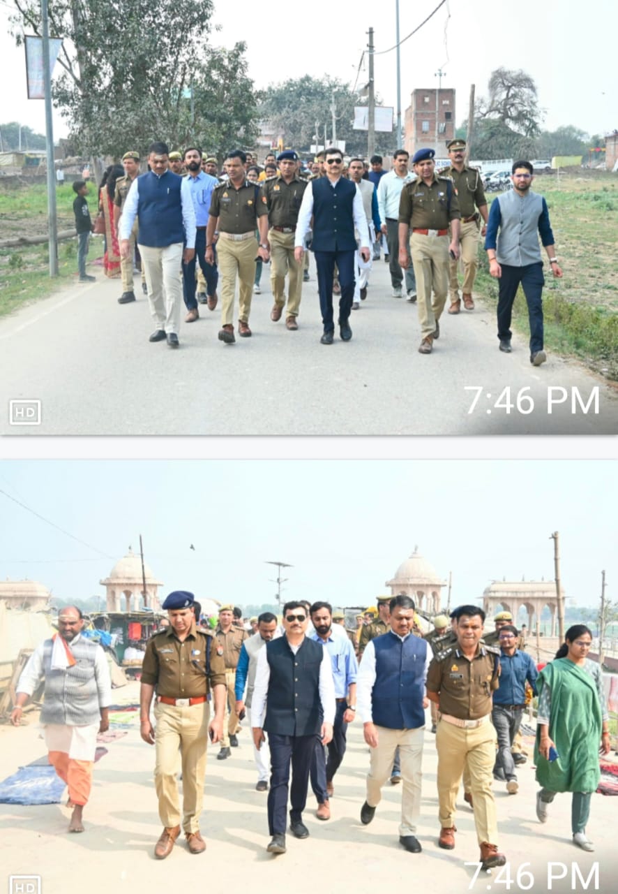 महाशिवरात्रि की तैयारियों का जायजा लेने पहुंचे सीपी और जिलाधिकारी
