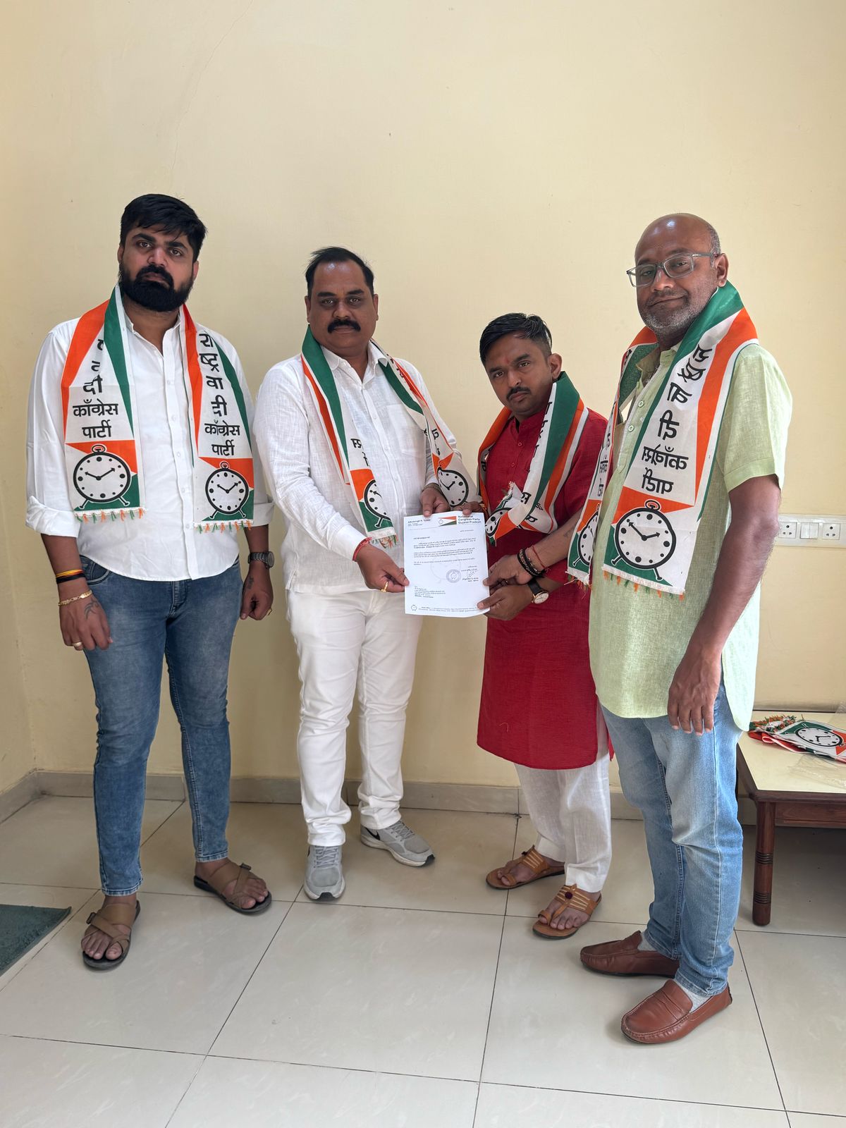अरुण पाण्डेय बने राष्ट्रवादी कांग्रेस पार्टी के गुजरात प्रदेश उपाध्यक्ष