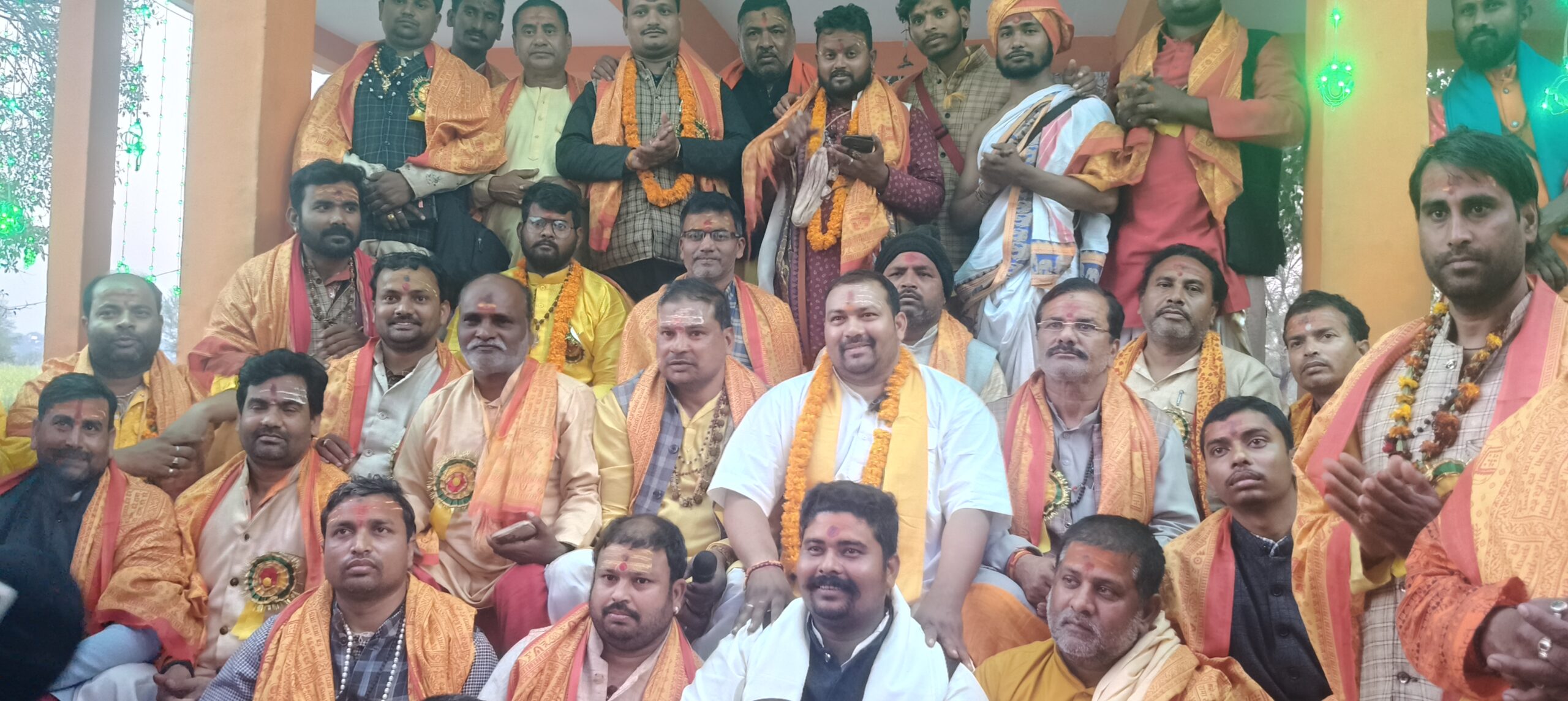 विश्व शांति के लिए महारुद्राभिषेक जन कल्याण सेवा समिति ने कराया यज्ञ