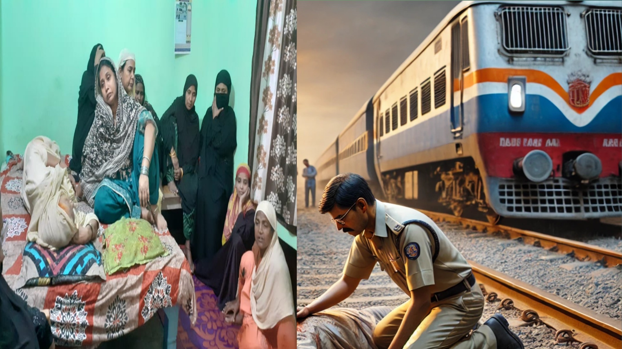 ट्रेन की चपेट में आकर रेलवे कर्मचारी अनवर अली की मौत, परिवार में मातम