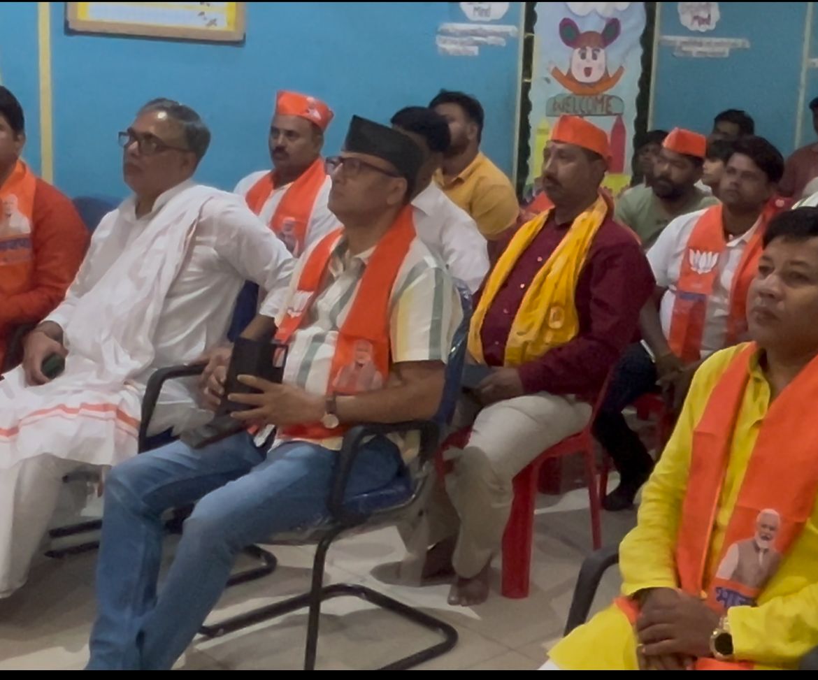 विधायक सौरभ श्रीवास्तव ने कार्यकर्ताओं संग सुना ‘मन की बात’