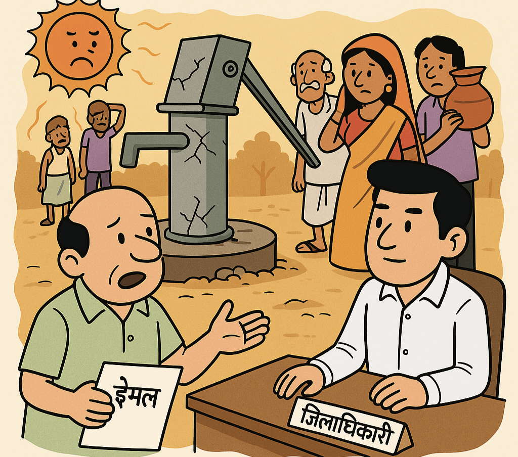 भगवानपुर में हैंडपंपों की खराबी से पेयजल संकट, जिलाधिकारी से मरम्मत की मांग