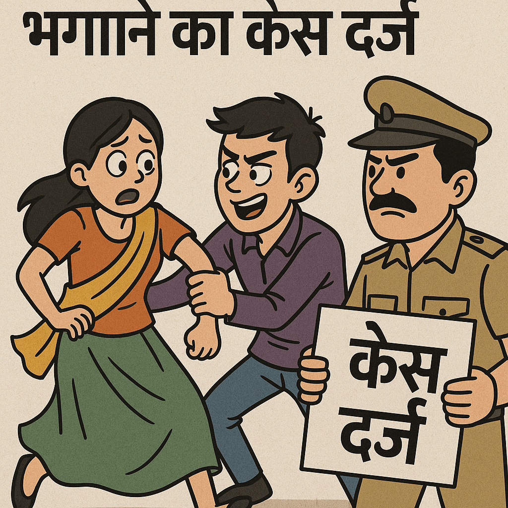 किशोरी को बहला-फुसलाकर भगाने का मामला, युवक पर केस दर्ज