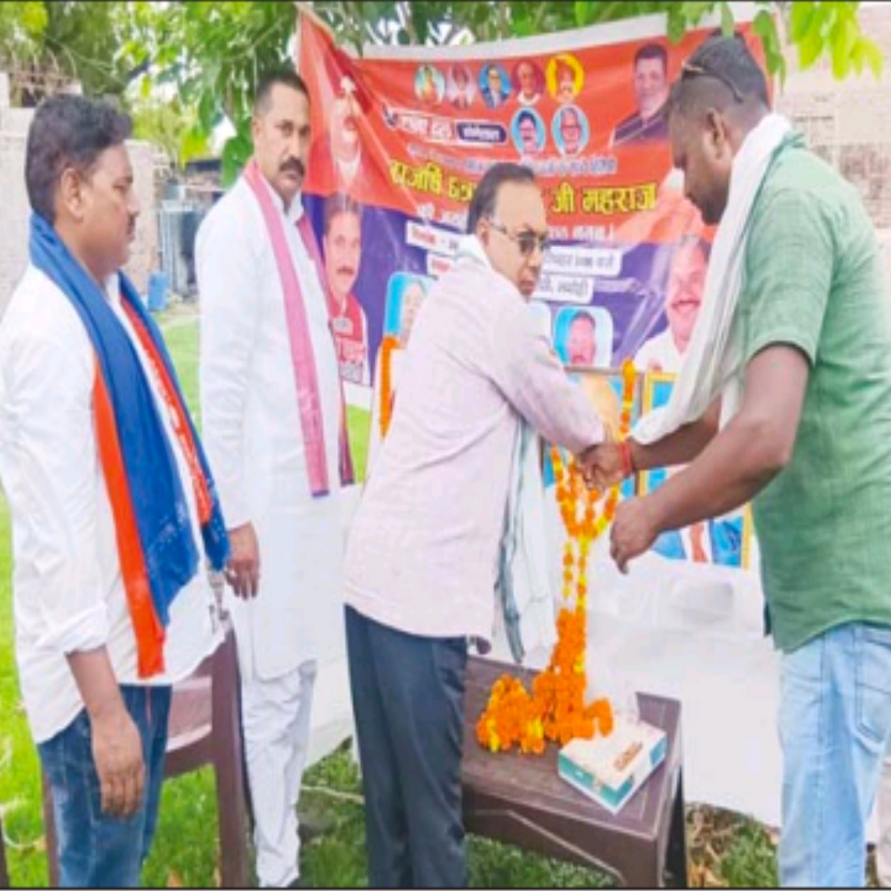अपना दल एस ने धूमधाम से मनाई छत्रपति शाहू जी महाराज की जयंती