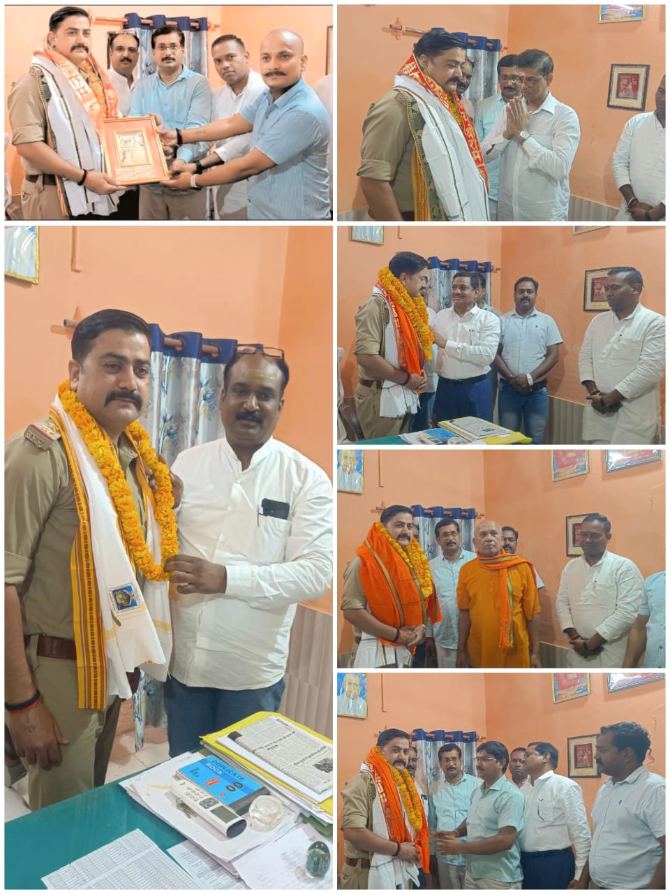 चौबेपुर में नवागत थाना प्रभारी रविकांत मलिक का व्यापार मंडल ने किया भव्य स्वागत
