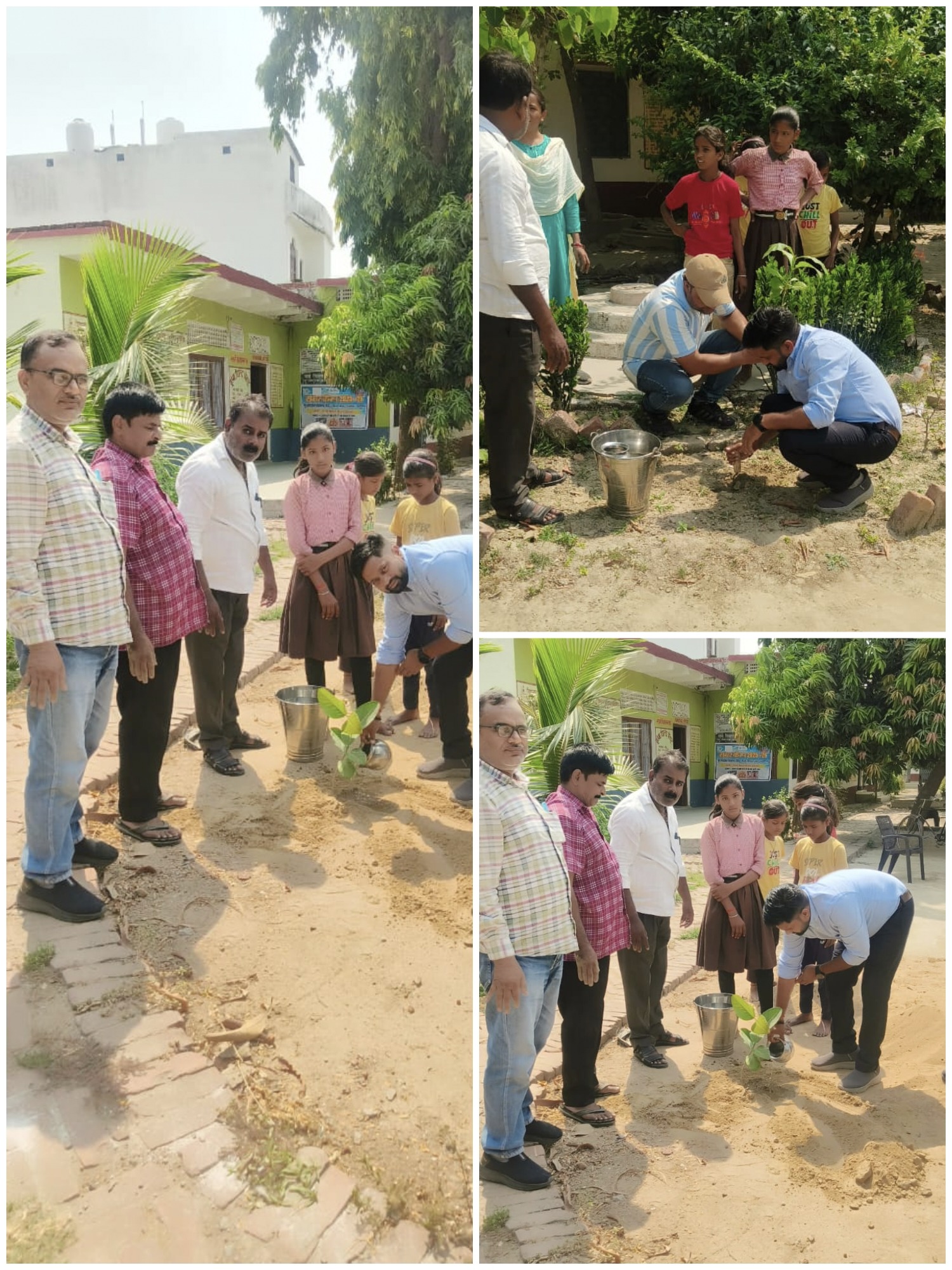 उच्च प्राथमिक विद्यालय चौबेपुर में “माँ के नाम एक पेड़ 2.0” अभियान के तहत वृक्षारोपण कार्यक्रम संपन्न