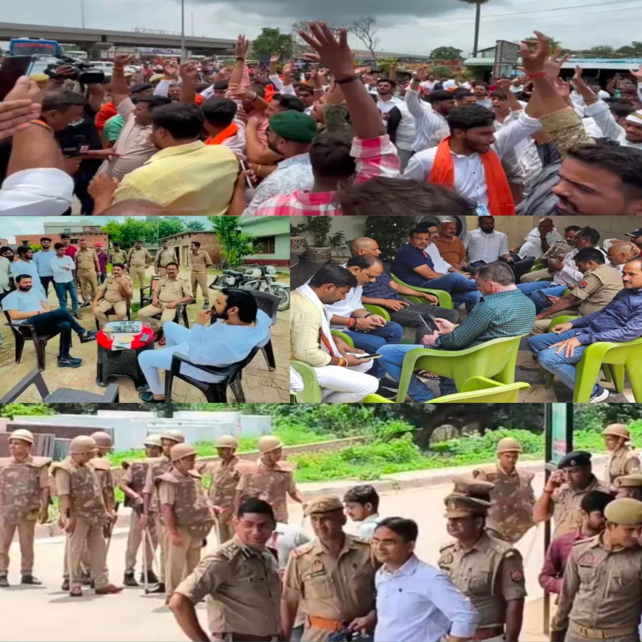 छितौना बना पुलिस छावनी, राजपूत महासभा की चेतावनी के बाद प्रशासन सतर्क
