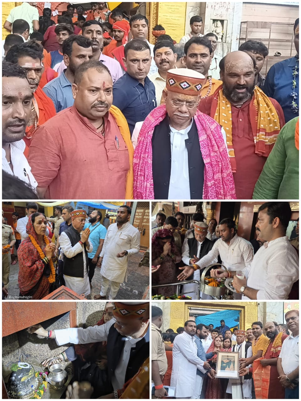 काशी आगमन पर हिमाचल के राज्यपाल ने किए मारकंडेय महादेव के दर्शन