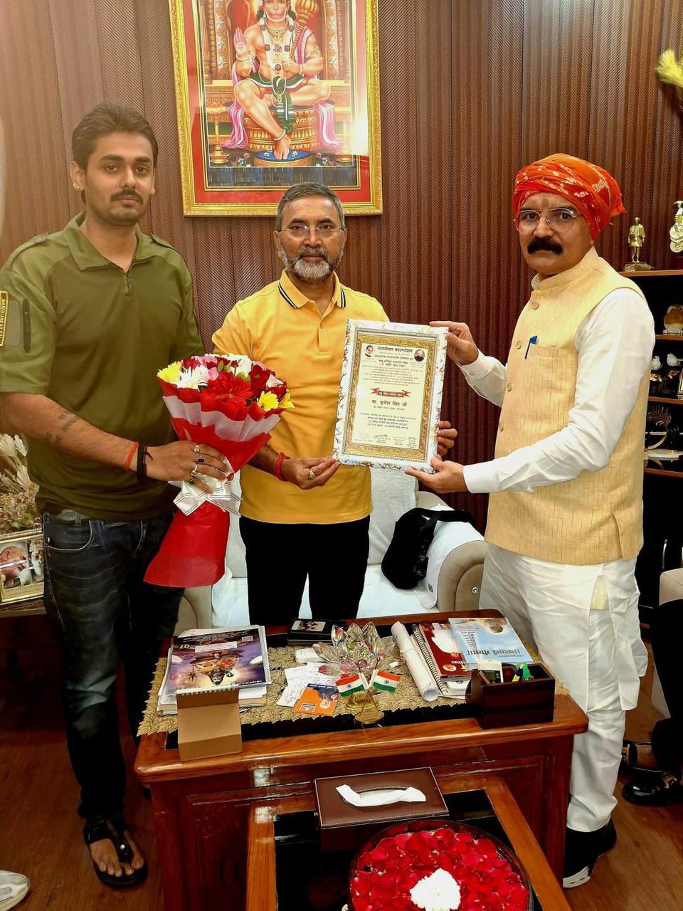 पूर्व एमएलसी बृजेश सिंह को मिला ‘राष्ट्र गौरव सम्मान’