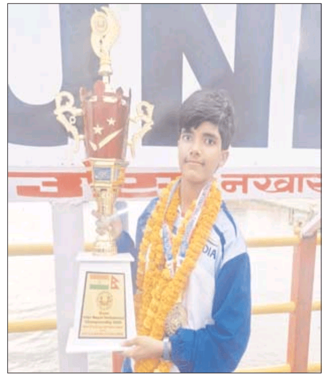 इंटरनेशनल ताईक्वांडो चैंपियनशिप में रिद्धि गुप्ता ने गोल्ड मेडल किया हासिल