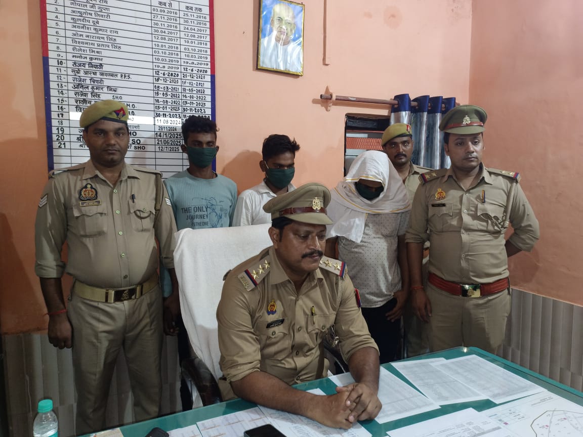 चोरी का ट्रैक्टर बरामद, तीन शातिर चोर दबोचे, थाना प्रभारी की तत्परता से ऑपरेशन चक्रव्यूह सफल