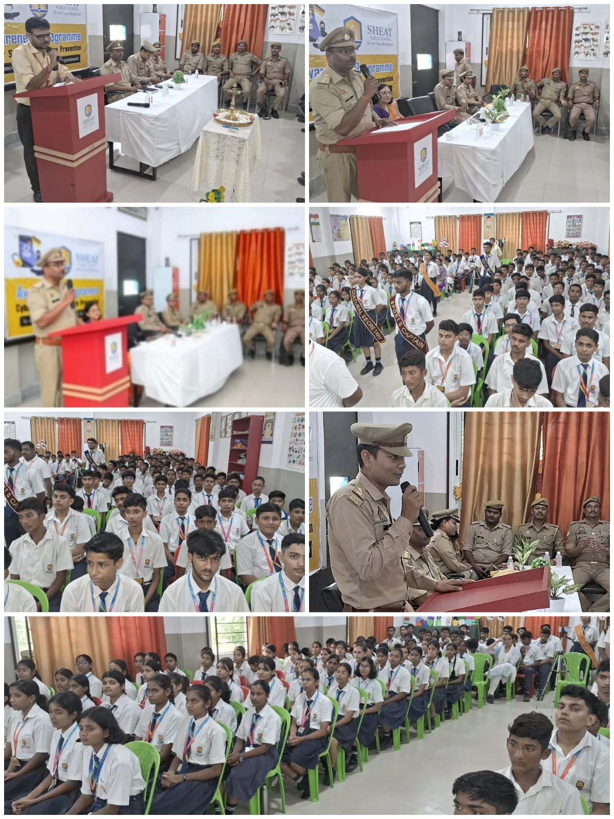 चोलापुर पुलिस की साइबर क्राइम टीम ने छात्रों को किया जागरूक