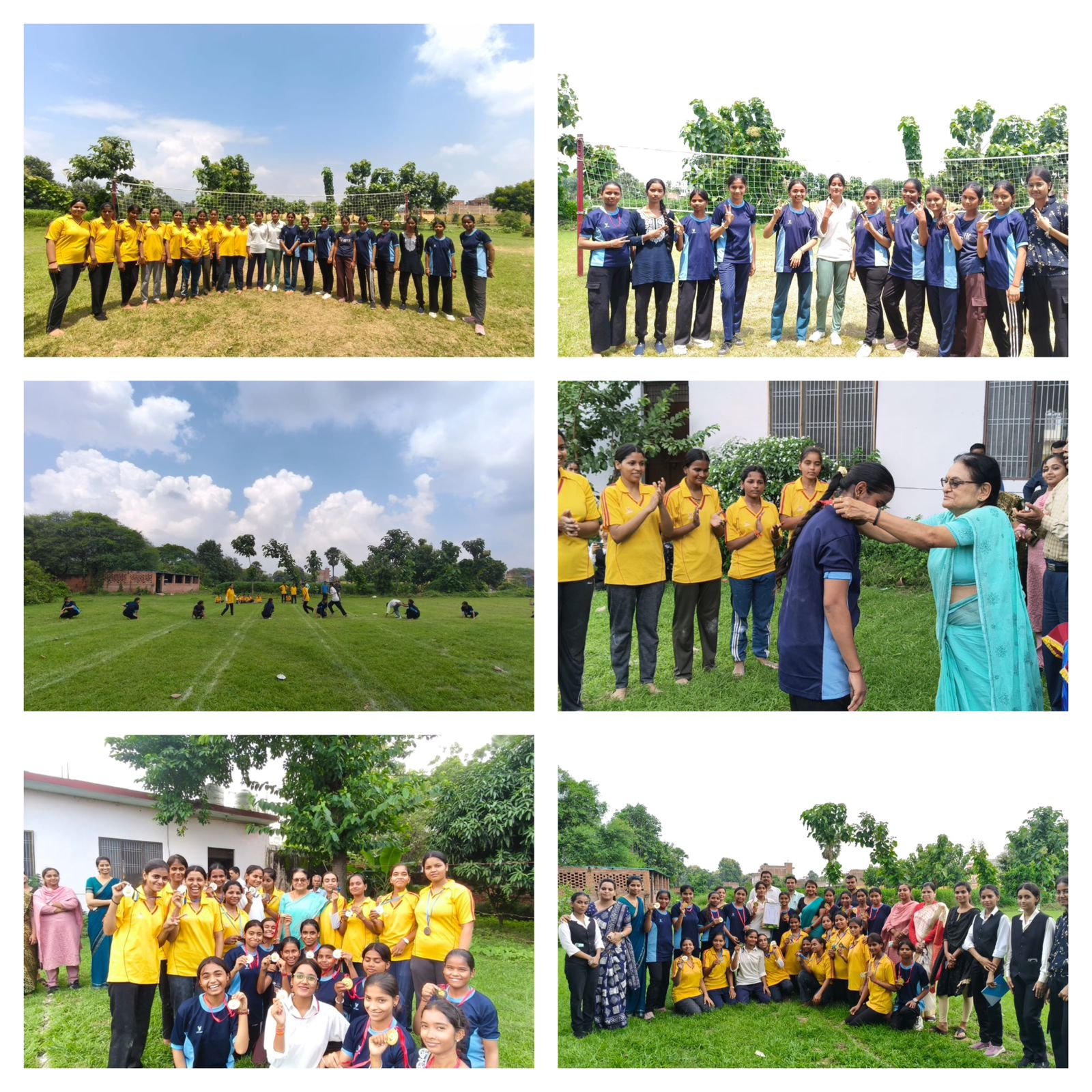 आचार्य सीताराम चतुर्वेदी महिला महाविद्यालय में खो-खो प्रतियोगिता