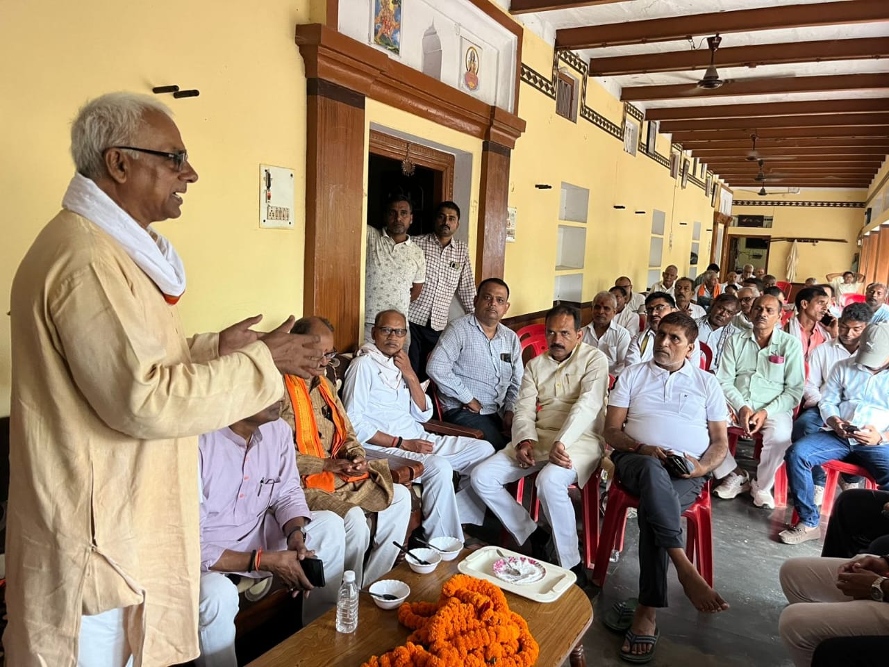 अजगराँ में मन की बात कार्यक्रम, विधायक बोले- मिलेगा मिनी स्टेडियम व उत्सव गृह