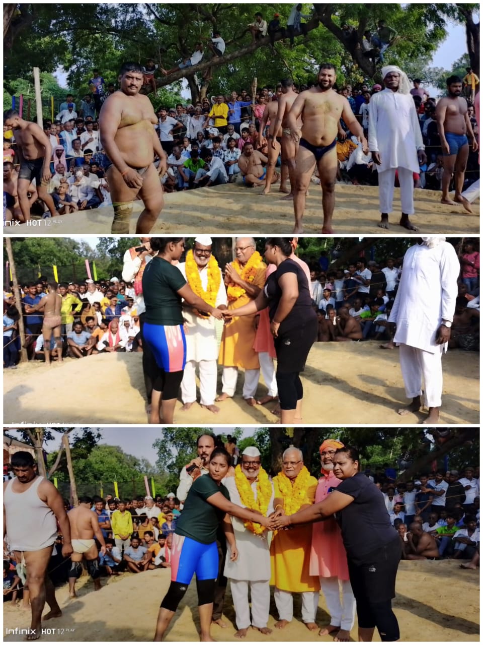 भटहर-मीरगंज में ऐतिहासिक दंगल, 200 से अधिक पहलवानों ने दिखाया दम