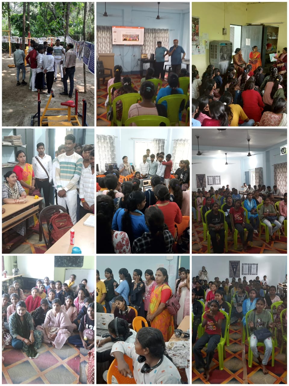 जौनपुर से आया 52 सदस्यीय दल, भंदहा कला आशा केंद्र का किया भ्रमण