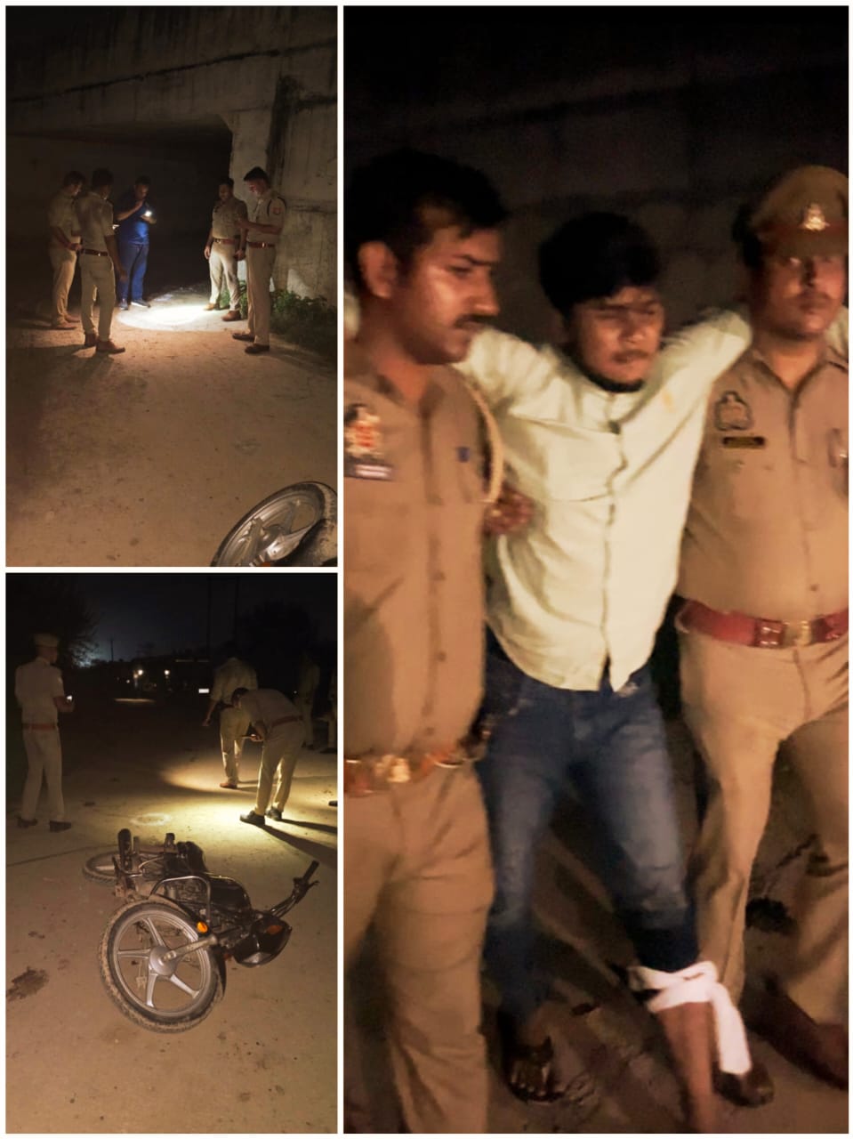 पुलिस मुठभेड़ में अपराधी घायल, पिस्टल-कारतूस बरामद