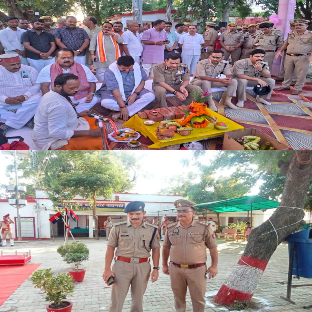 आठ करोड़ की लागत से बनेगा बड़ागांव थाने का नया भवन, भूमिपूजन संपन्न