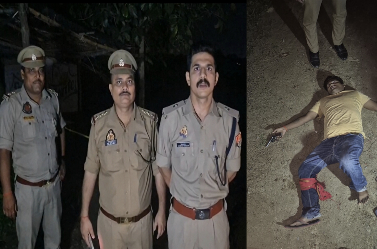 बड़ागांव में मुठभेड़, 25 हजार का इनामी गौ-तस्कर गिरफ्तार