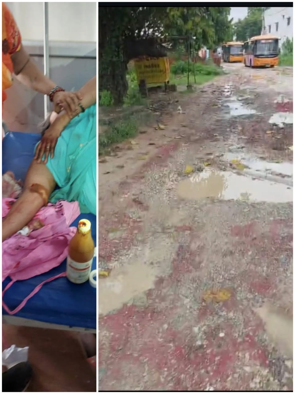 कैथी मार्कण्डेय महादेव मार्ग का चौड़ीकरण कार्य ठप, हादसों से ग्रामीणों में आक्रोश