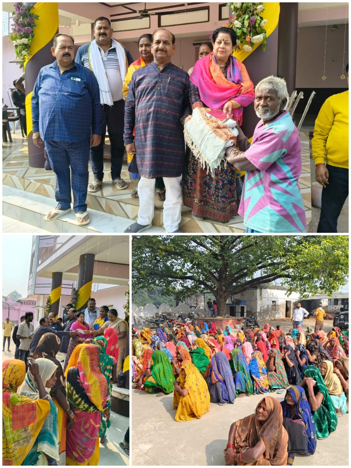 नर सेवा–नारायण सेवा के तहत जरूरतमंदों को बांटे गए कंबल