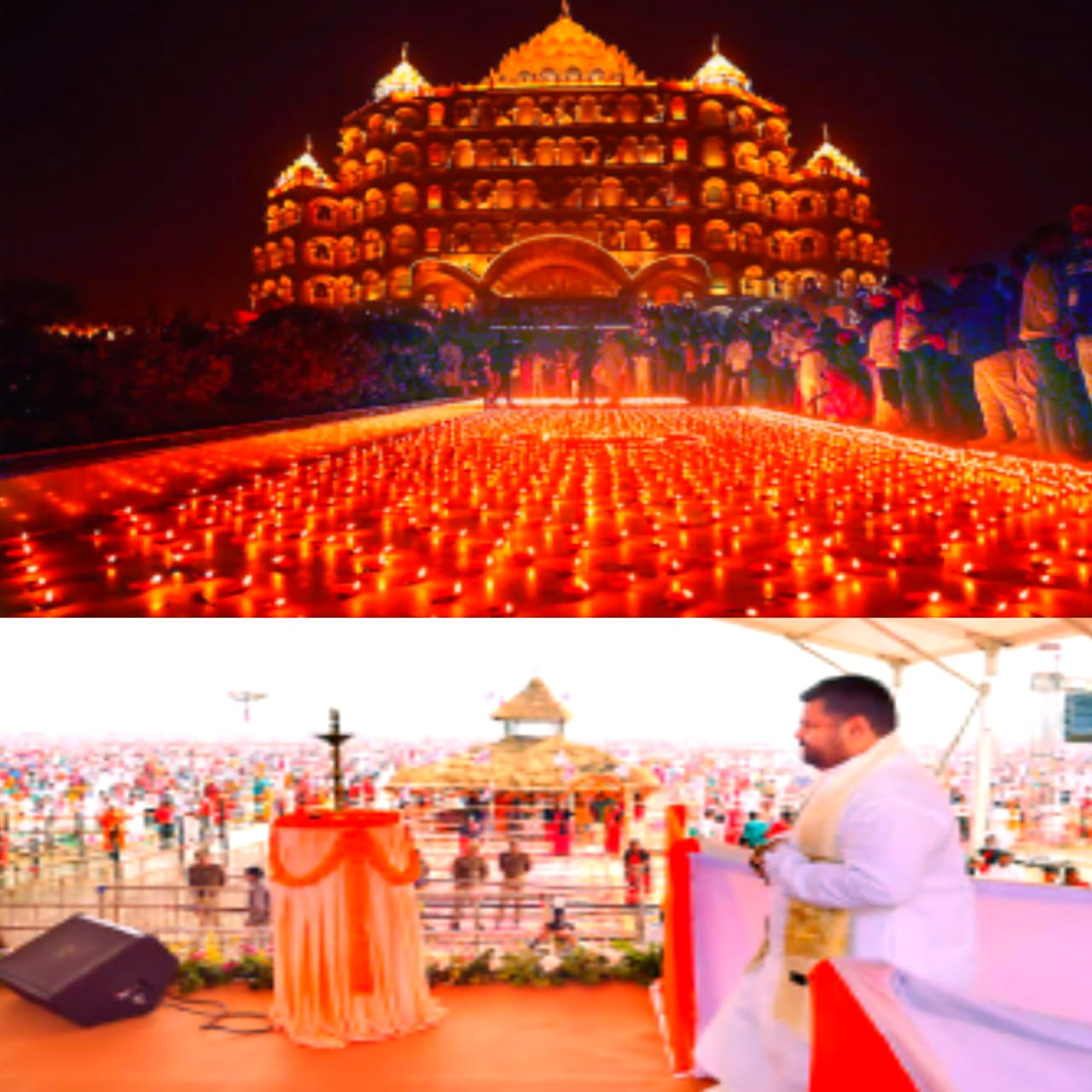 स्वर्वेद महामंदिर धाम में 25 हजार कुण्डीय महायज्ञ, वैदिक ऊर्जा से आलोकित हुआ परिसर