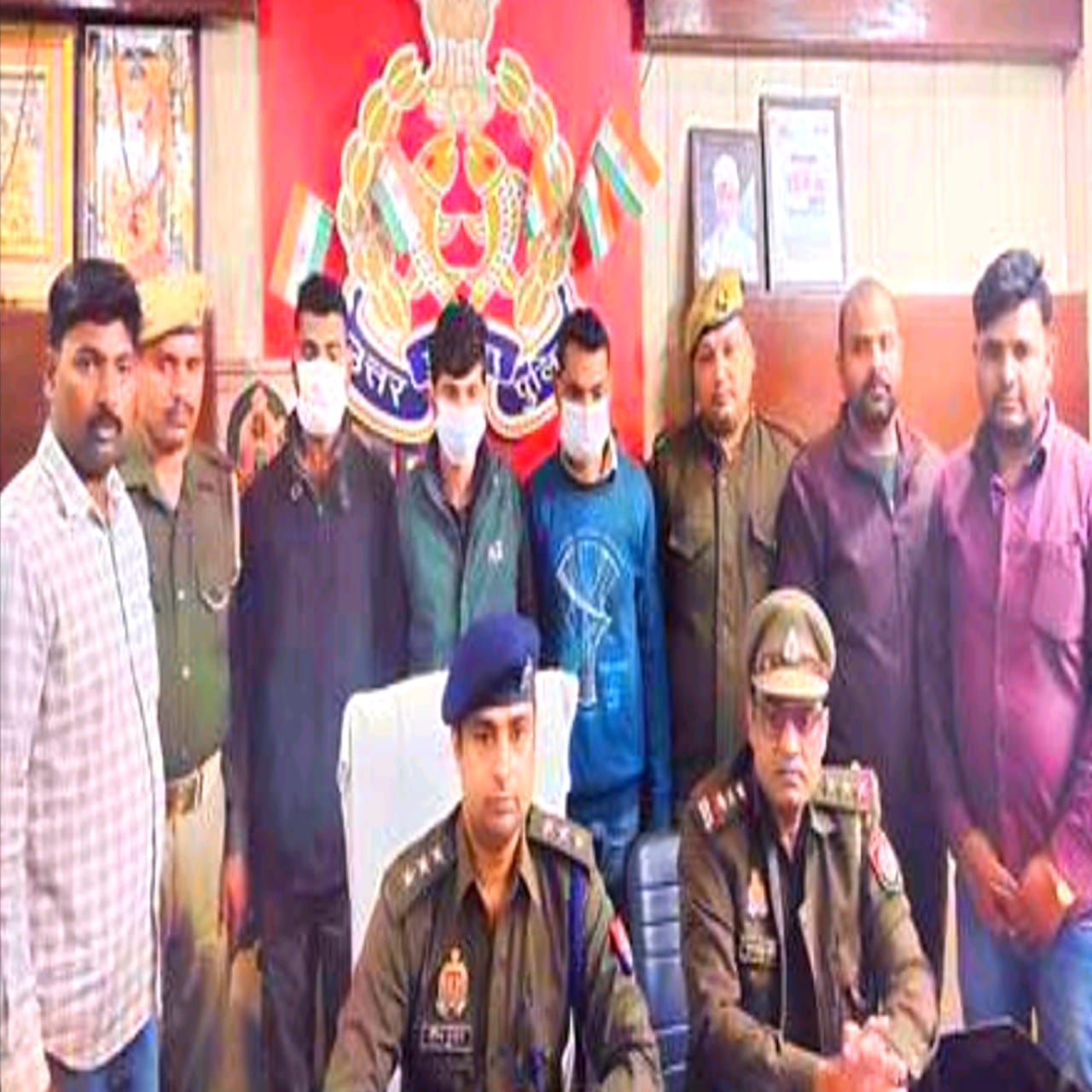 लंका पुलिस ने गौ तस्करी का किया खुलासा, पिकअप से चार गोवंश बरामद