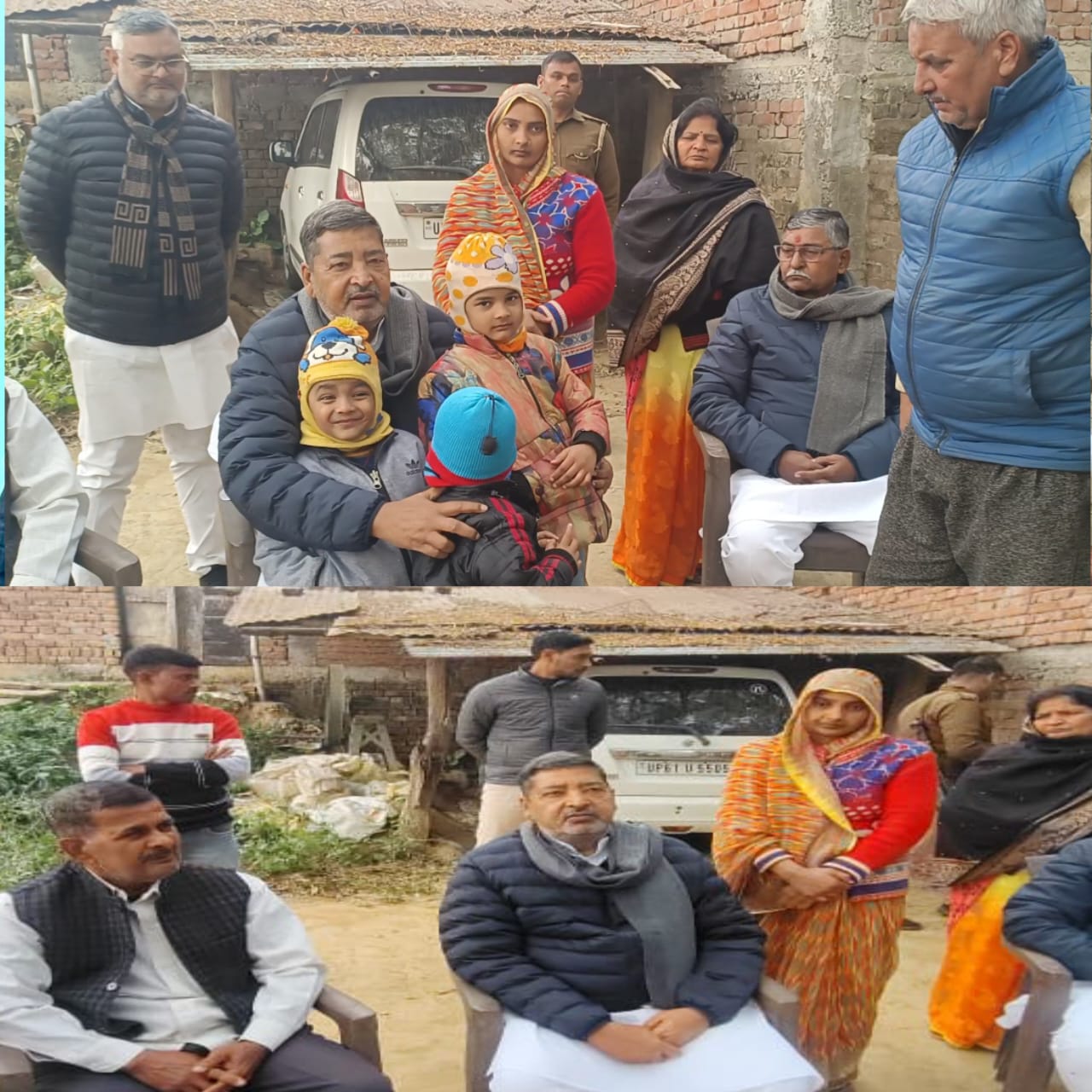 सांसद वीरेंद्र सिंह ने दिवंगत अधिवक्ता के परिजनों से की मुलाकात