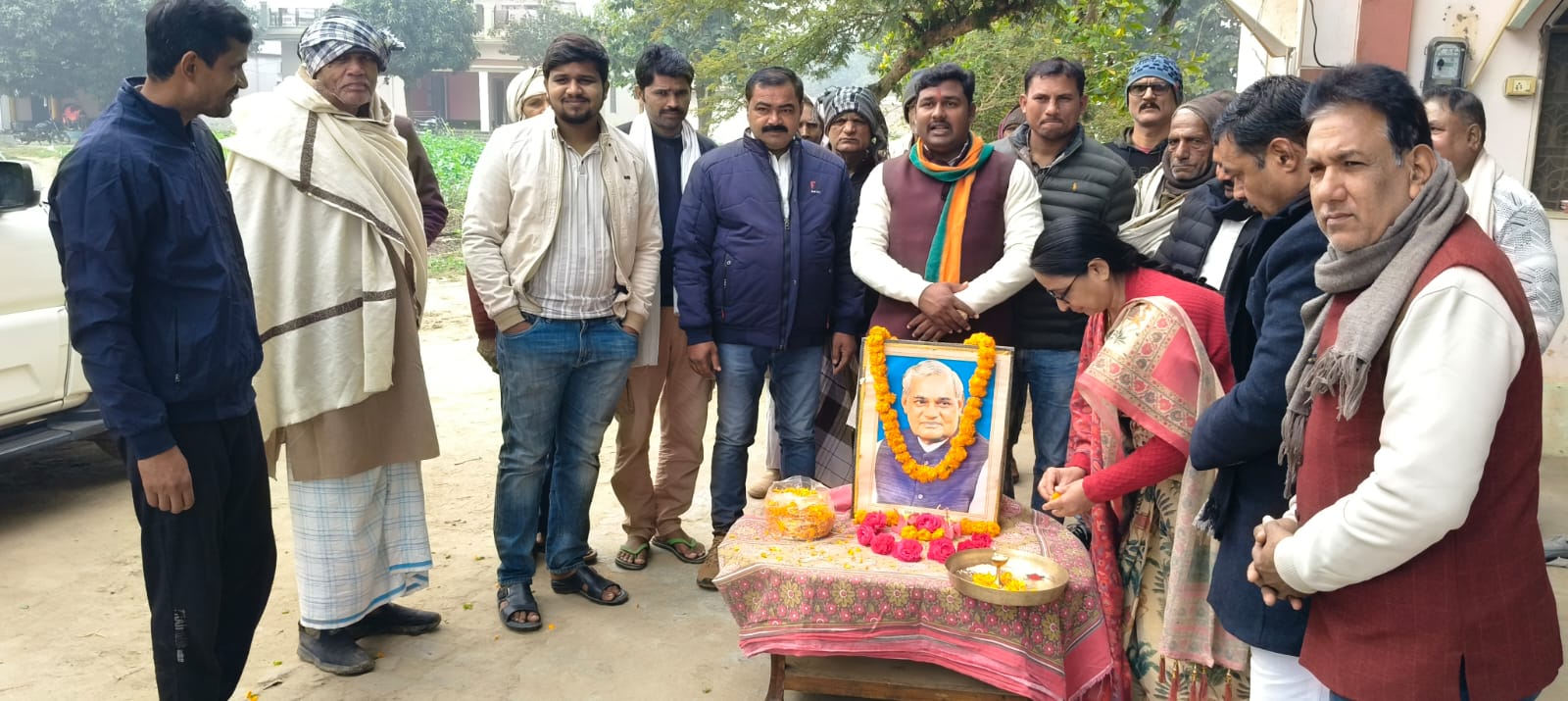 मिश्रापुरा में अटल बिहारी वाजपेयी का जन्मोत्सव श्रद्धा व उत्साह के साथ मनाया गया
