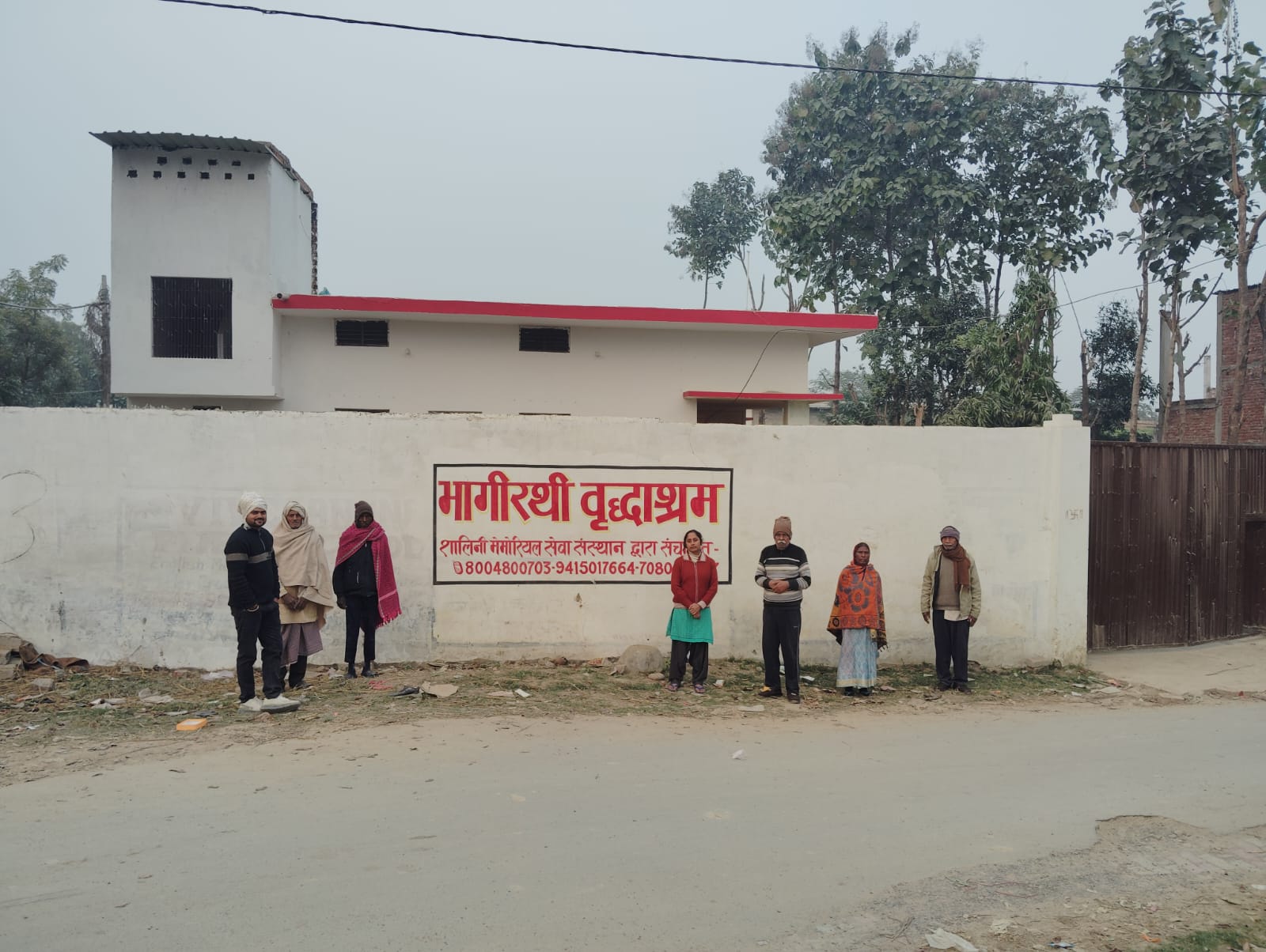 मुड़ली पियरी में बुजुर्गों का सहारा बना ‘भागीरथी वृद्ध आश्रम’