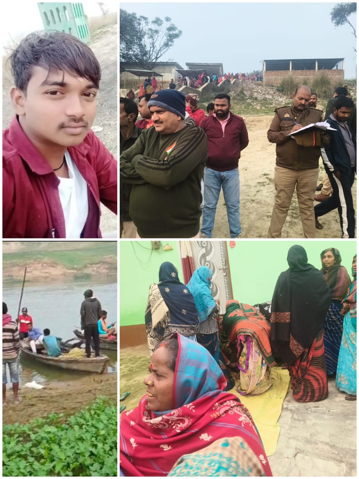 गोमती नदी में डूबा मछली पकड़ने गया युवक, तलाश में जुटी पुलिस